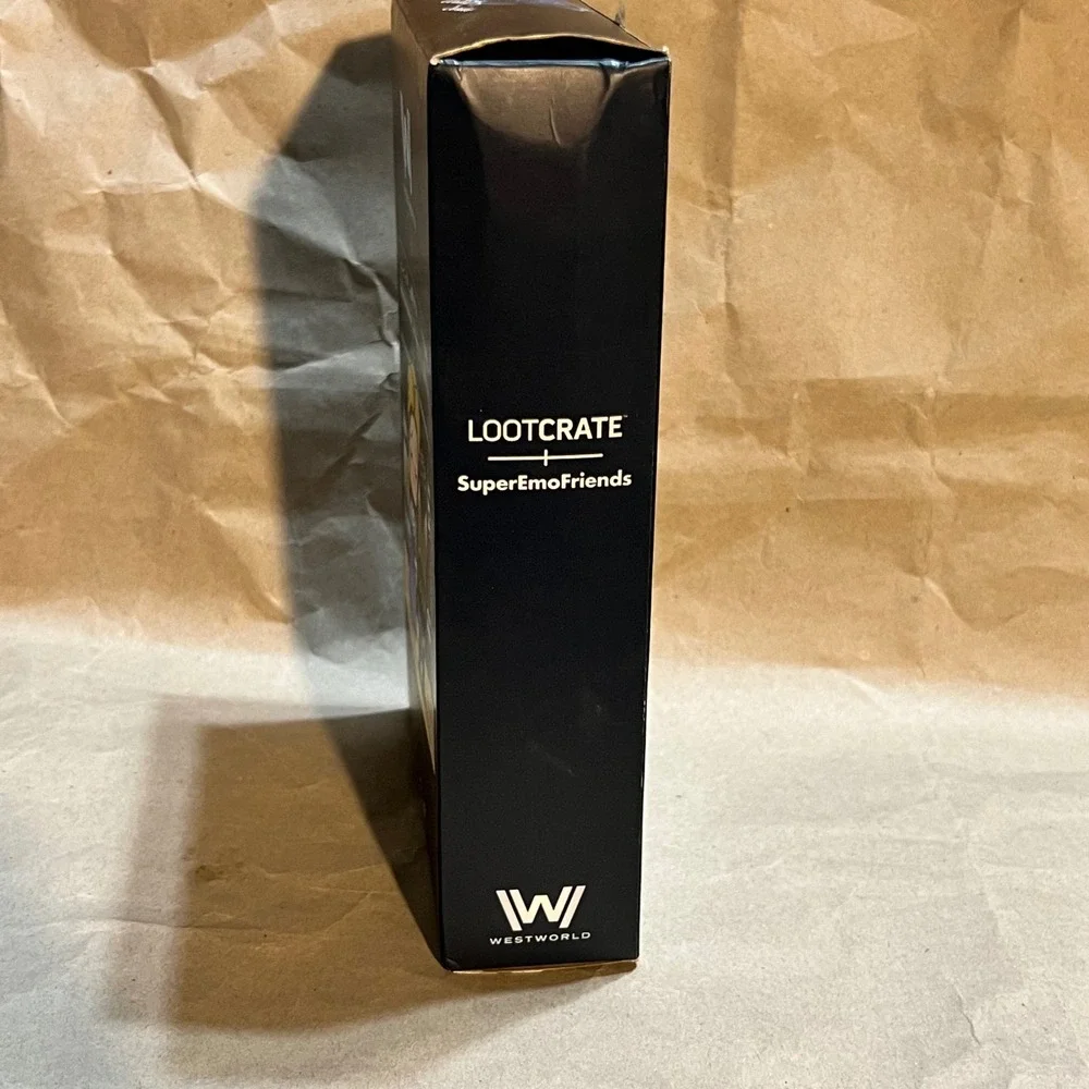 Loot Crate Westworld Dolores‎ & Arnold Figure Black SuperEmoFriends J Salvador